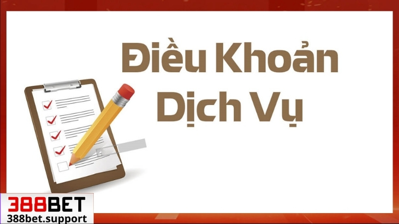 Lưu ý về điều khoản dịch vụ 388bet