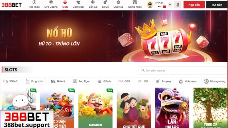 Giới thiệu về sảnh nổ hũ 388bet
