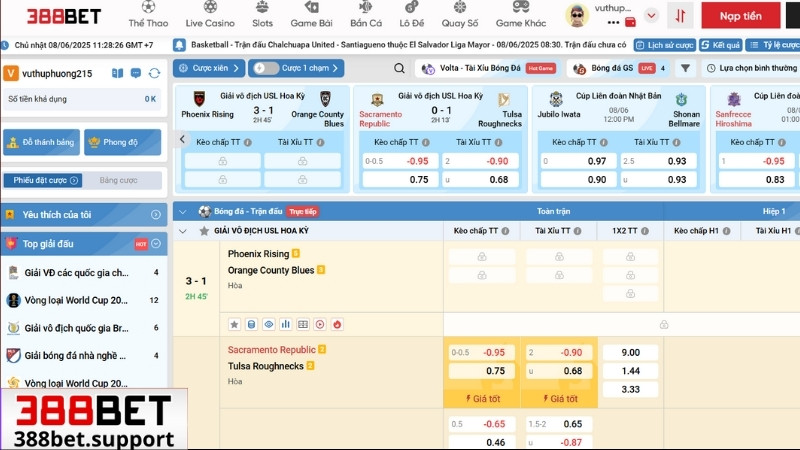 Hướng dẫn cá cược thể thao 388bet